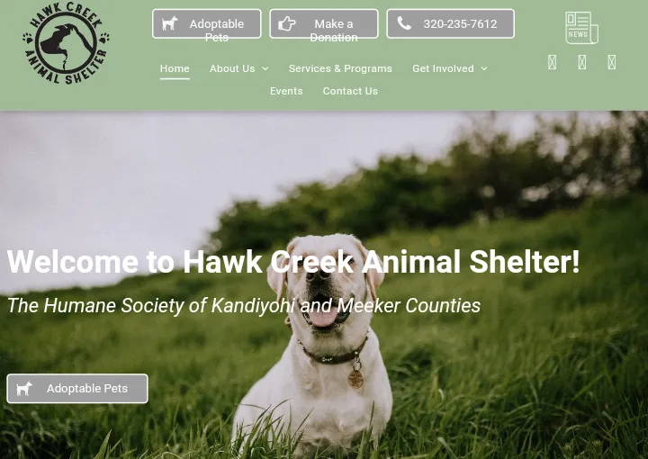 Hawk Creek Animal Shelter - A Guinea Pig Rescue Center in Minnesota