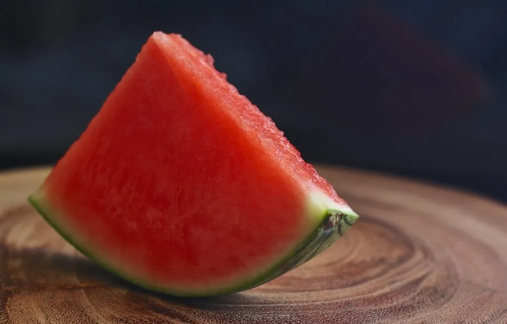 A picture of watermelon as fruits guinea pigs can eat daily